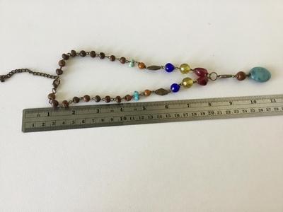 Beautiful colorful stone type necklace