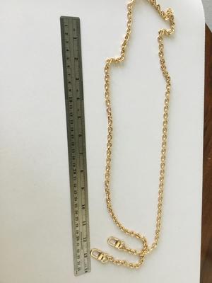 Beautiful gold tone chain belt