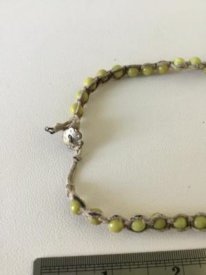 Vintage stone beaded type colorful necklace