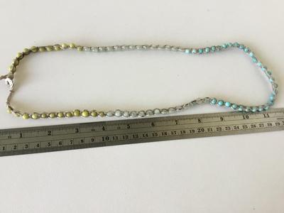 Vintage stone beaded type colorful necklace