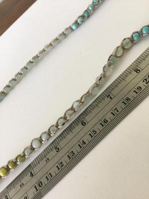 Vintage stone beaded type colorful necklace