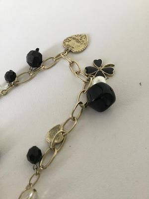 Beautiful three layer fashion statement necklace