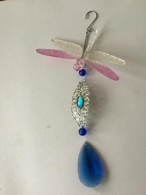 Beautiful hummingbird tassel hook decor charm