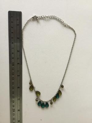 Colorful beaded fashion necklace