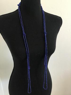 Blue Glass Necklace