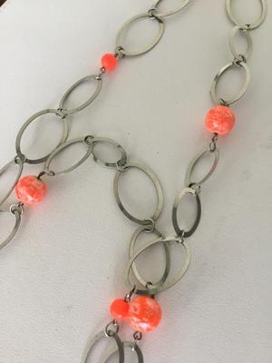 Beautiful bright colored fashion necklace