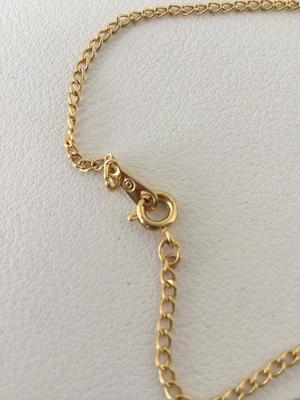 Gold tone heart bracelet