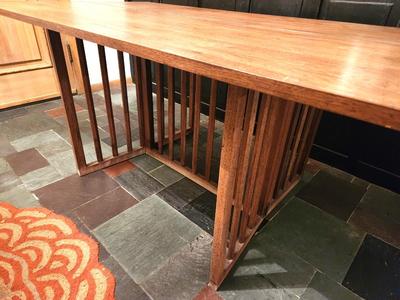 Lot #245 Vintage Folding Table - extends to 6 Feet
