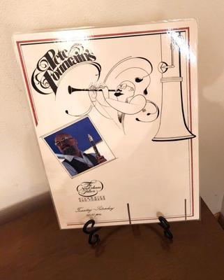 Lot #154 Laminated Advertising for Pete's Hilton Nightclub