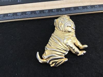 Bull Dog Brooch