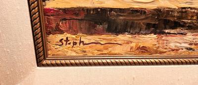 Lot #260 Original Oil by Listed Artist Harold C. Stephenson - d. 1974
