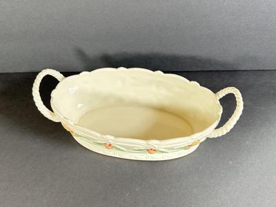 LOT 4D: Lenox Holiday: Occasions Santa Votive, 1997 Angel Mug, Pinecone and Holly Basket Dish, Special Bowl, Snowman & We Three Kings...