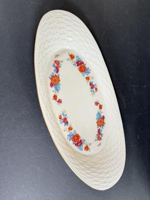 LOT 9D: Lenox Collection: Round Photo Frame, Dove Dish & Small Floral Platters