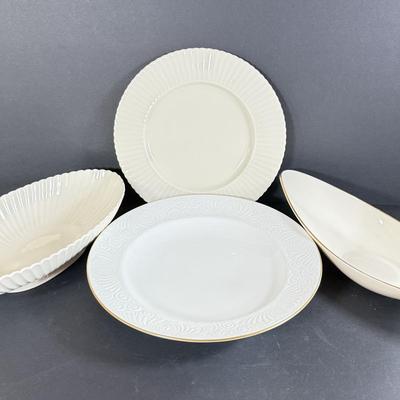 LOT 11D: Lenox Large Plates & Oblong Dishes
