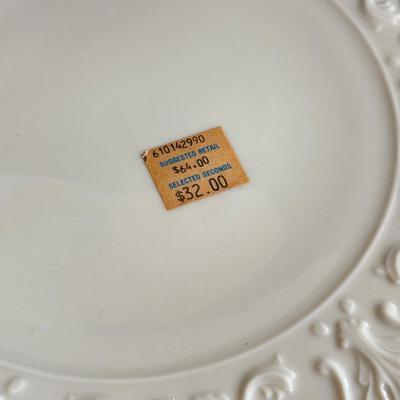 LOT 13D: Lenox Collection: Special Fruit Plate, Ornated Edge Platter, Harvest Small Bowl & Basket Dish