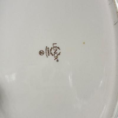 LOT 13D: Lenox Collection: Special Fruit Plate, Ornated Edge Platter, Harvest Small Bowl & Basket Dish