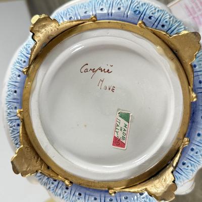 LOT 15D: Vintage Signed Italian Majolica Tureen