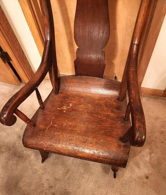 Lot #272 Antique Rocking Chair