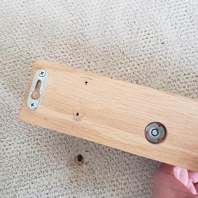 Oak Quilt Rack and Two Handmade Quilts (PB-KD)