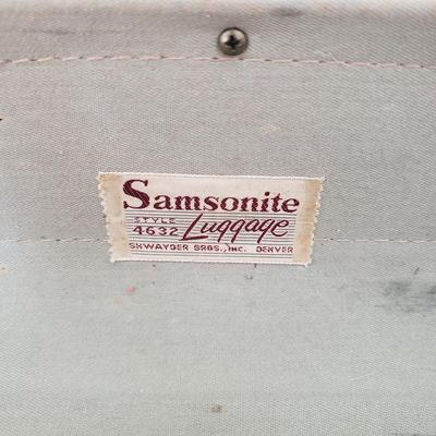 Three Vintage Samsonite and Hanco Suitcases (PB-KD)