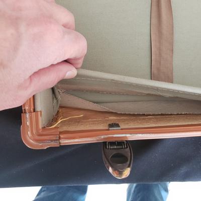 Three Vintage Samsonite and Hanco Suitcases (PB-KD)