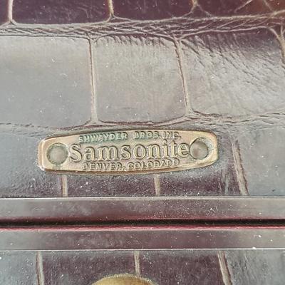 Three Vintage Samsonite and Hanco Suitcases (PB-KD)