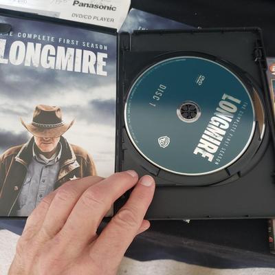 Panasonic DVD/CD Player W/Remote and Longmire Seasons 1-3 (PB-KD)