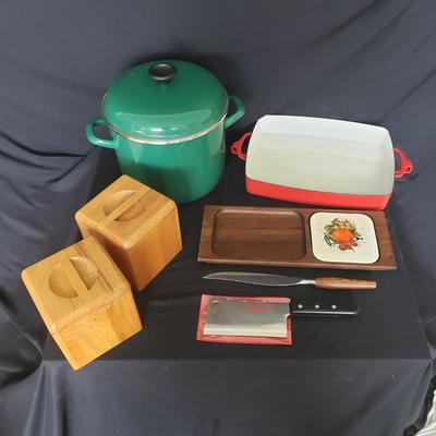Enamel MCM Kitchen Style-Dansk, Metalac and Henckels (PB-KD)