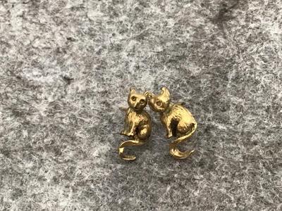 Vintage Cat Earrings petite