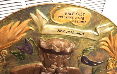 Lot #278 Large Bas-Relief original Artwork depicting Pete/Half Fast Walking Club - 2019