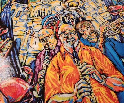 Lot #279 Unframed French Quarter Fest Poster 2011 - signed by all/numbered - 3 signatures