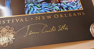 Lot #279 Unframed French Quarter Fest Poster 2011 - signed by all/numbered - 3 signatures