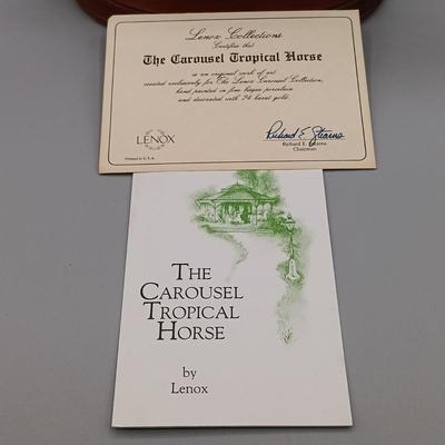 LOT 2: Lenox Pride of America & Carousel Tropical Horse