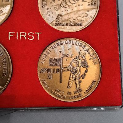LOT 3: Space First 6-Coin Commemorate Bronze Set