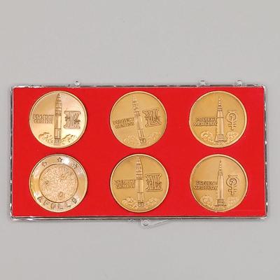LOT 3: Space First 6-Coin Commemorate Bronze Set