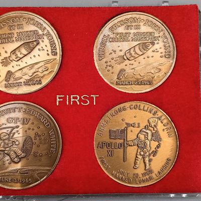 LOT 3: Space First 6-Coin Commemorate Bronze Set