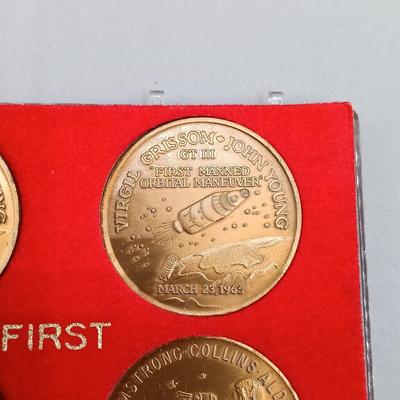 LOT 3: Space First 6-Coin Commemorate Bronze Set