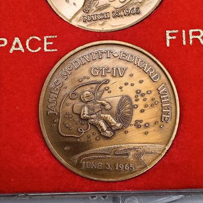 LOT 3: Space First 6-Coin Commemorate Bronze Set