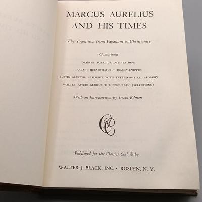 LOT 5: Vintage 1970s Classics Club Book Collection - The Iliad, The Odyssey, Meditations & More