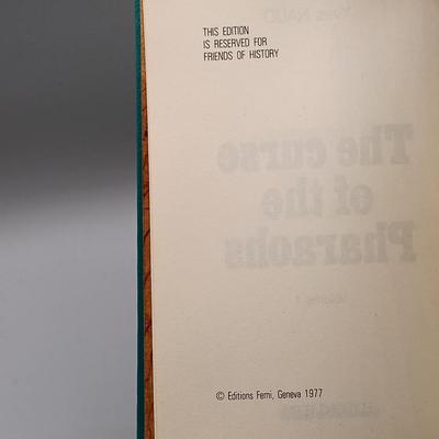 LOT 6: Ferni Editions Yves Naud The Curse of the Pharoahs Vol I & II and Pierre Montet's Isis