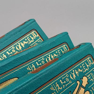 LOT 6: Ferni Editions Yves Naud The Curse of the Pharoahs Vol I & II and Pierre Montet's Isis