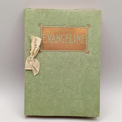 LOT 7: Poems by Henry Wadsworth Longfellow 1893, Washington Irving's Christmas Eve, Barse & Hopkins Publishers' Evangeline...