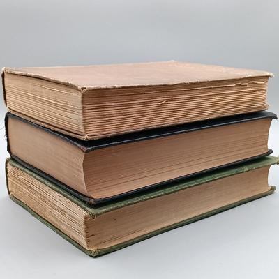 LOT 8: Antique Books - Arthur Conan Doyle's The Lost World 1912, H. G. Wells The Outline of History 1920 & Charles Dickens'...