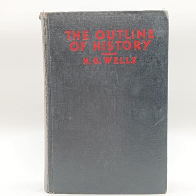 LOT 8: Antique Books - Arthur Conan Doyle's The Lost World 1912, H. G. Wells The Outline of History 1920 & Charles Dickens'...