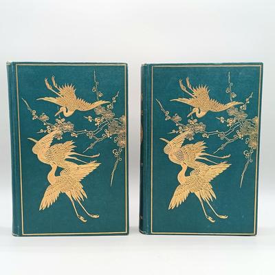 LOT 9 Japan and Her People Volumes I & II by Anna C. Hartshorne 1902