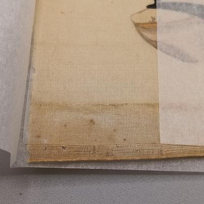 LOT 14: Set of (4) Japanese Silk Paintings with a Chinese Rice Paper Painting