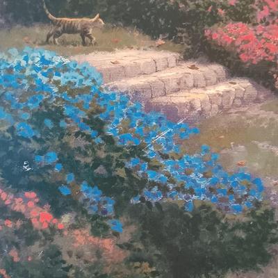 LOT 16: Thomas Kinkade Signed and Numbered Victorian Autumn Print w/ COA