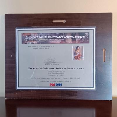 LOT 105B: Signed Photos of Eva Longoria and Kelly Ripa w/ COAs