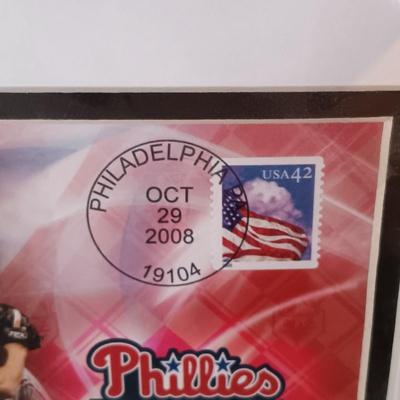 LOT 106B: Phillies 1993 National League Champions Plaque, Signed Photo of Johnny Callison, 2008 World Series Champions Plaque & More