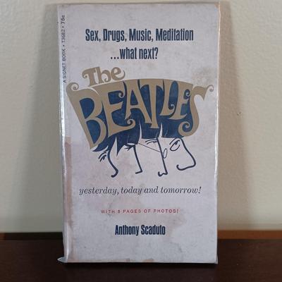 LOT 108B: Beatlefest 1980 Secaucus, NJ Program and Ticket, Framed LP Labels and Sticker, Contemporary Concert Posters & More